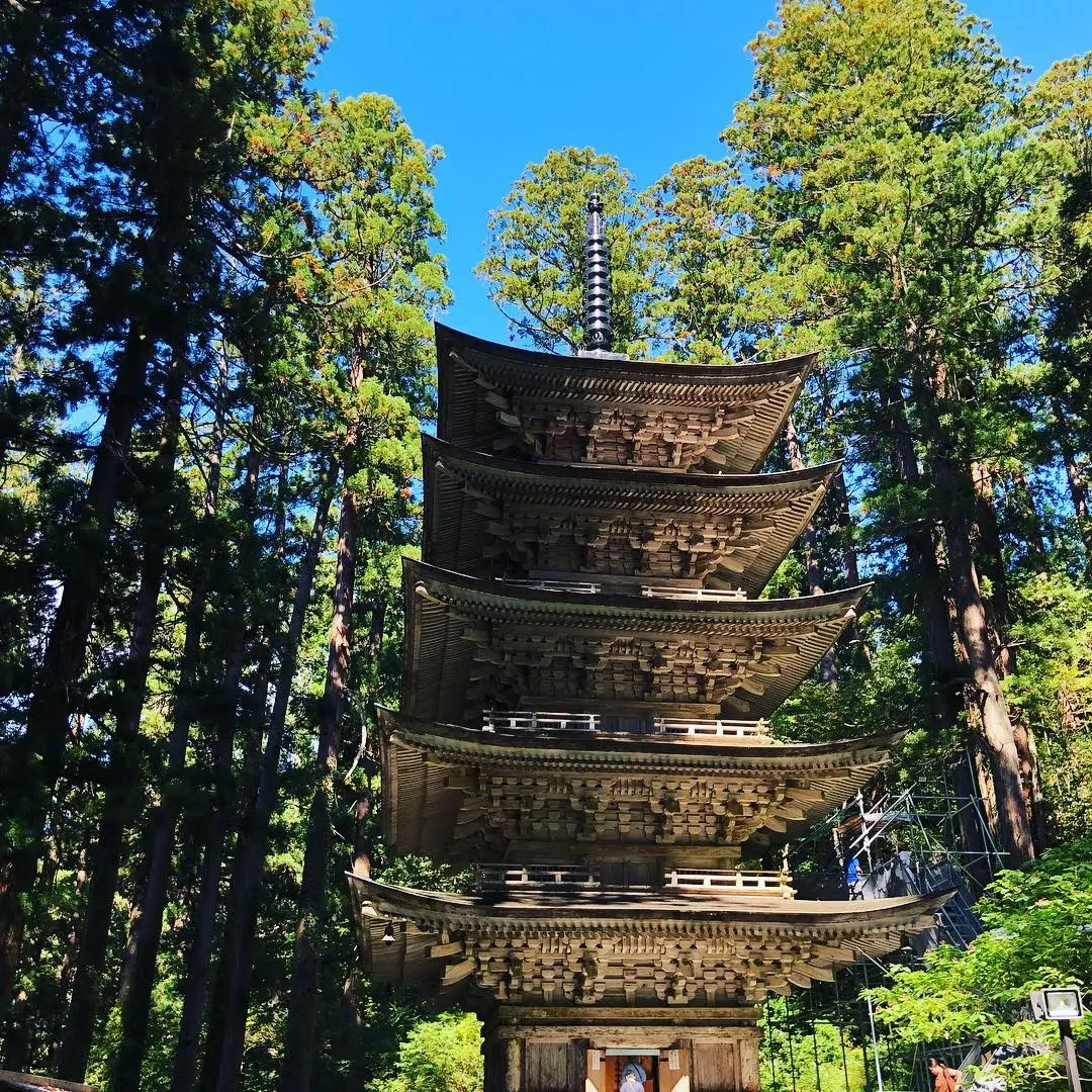 国宝 羽黒山五重塔