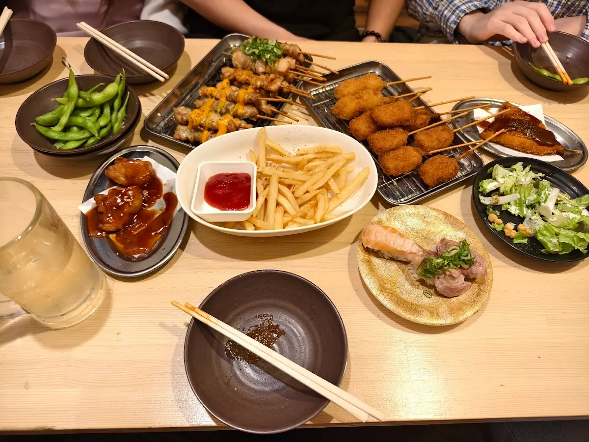 炭火焼鳥 串カツ お好み焼き 肉寿司 食べ飲み放題 個室居酒屋 あたぼうや 難波心斎橋