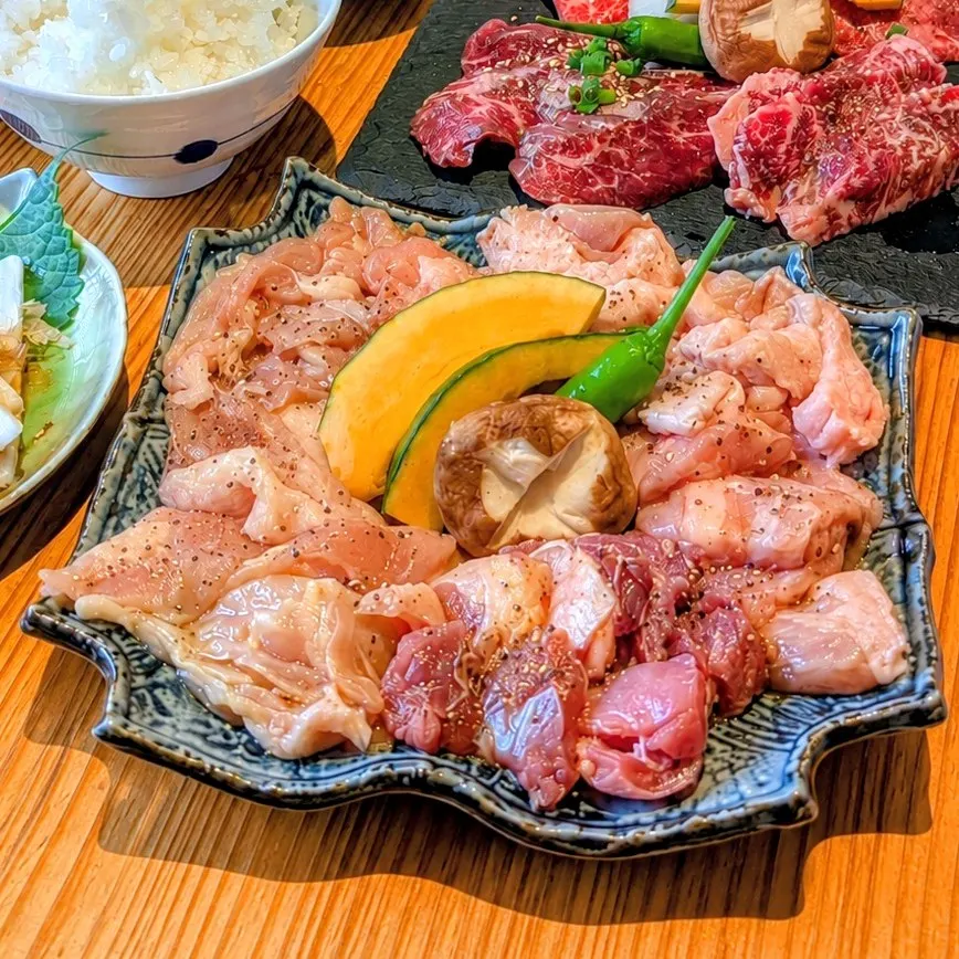 イロトリ鶏 肉と麺