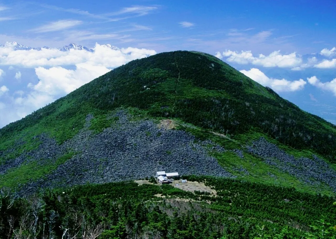 編笠山