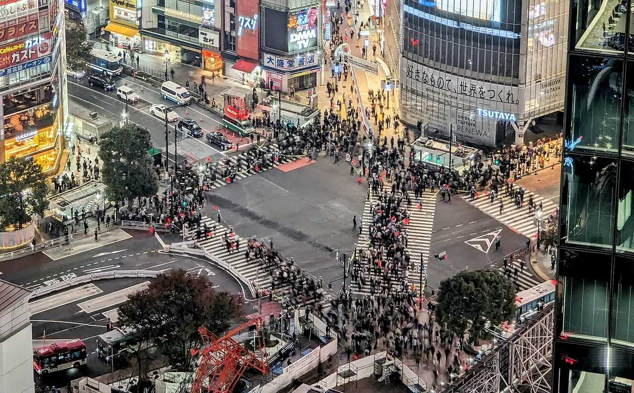 渋谷スクランブル交差点